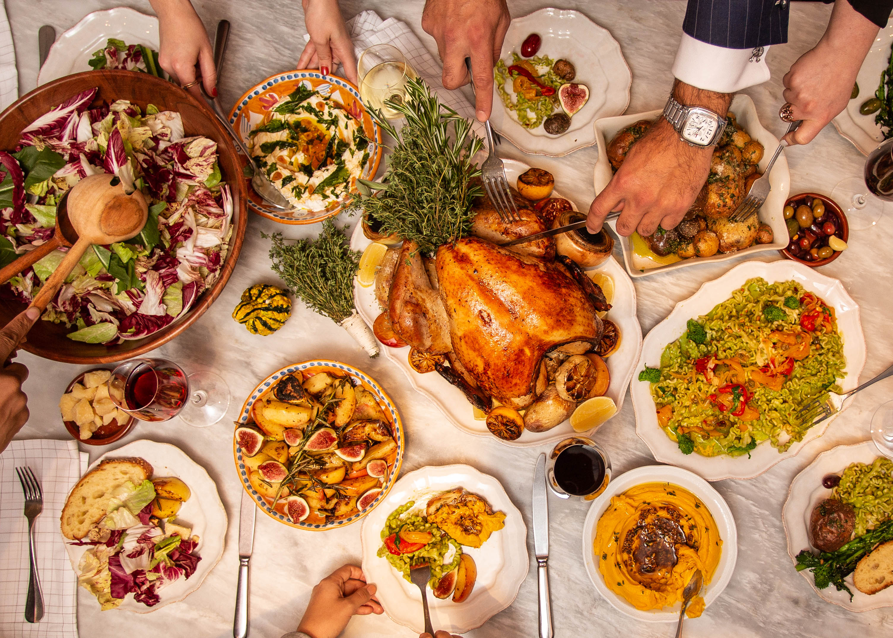 thanksgiving spread