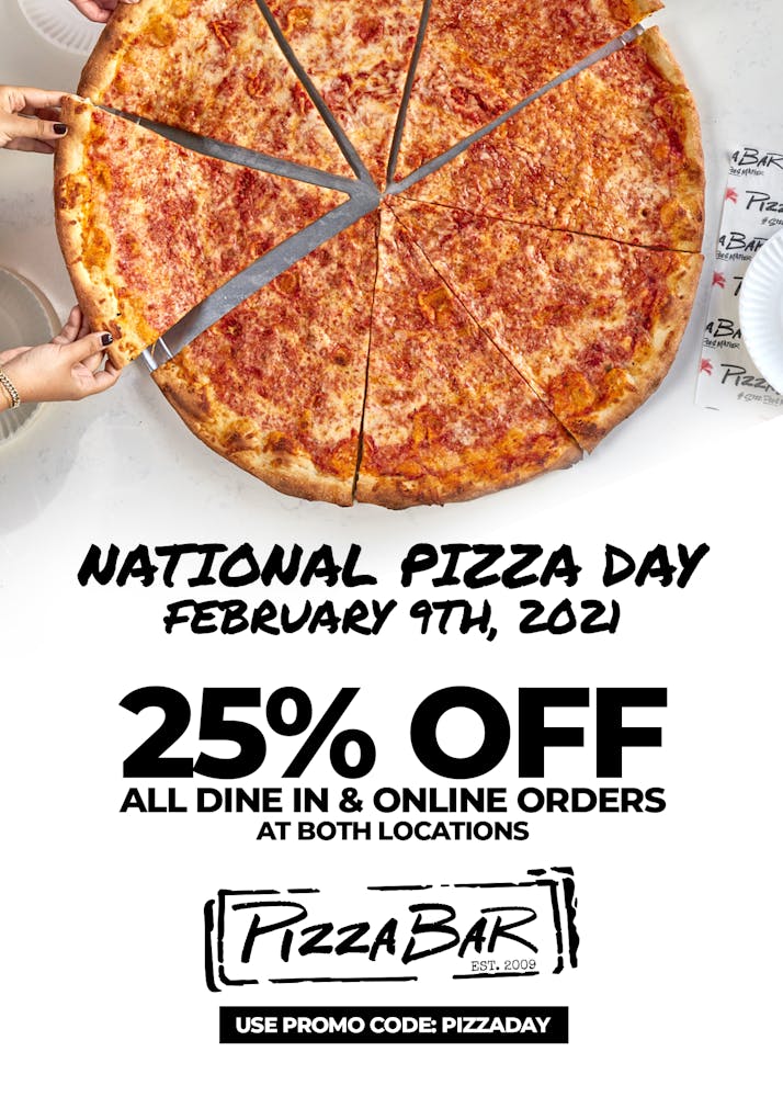 National Pizza Day | Pizza Bar | Pizza Restaurant in Miami ...