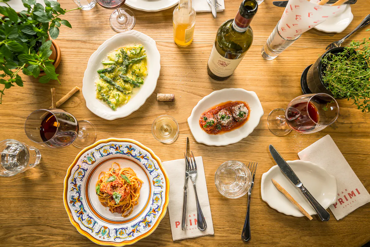 a table topped with different types of food on a plate