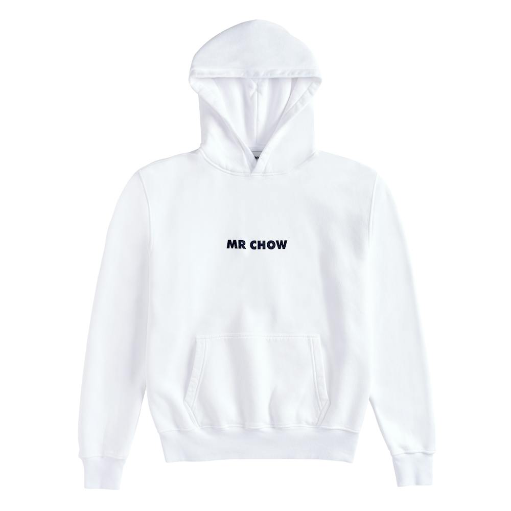 a hoodie