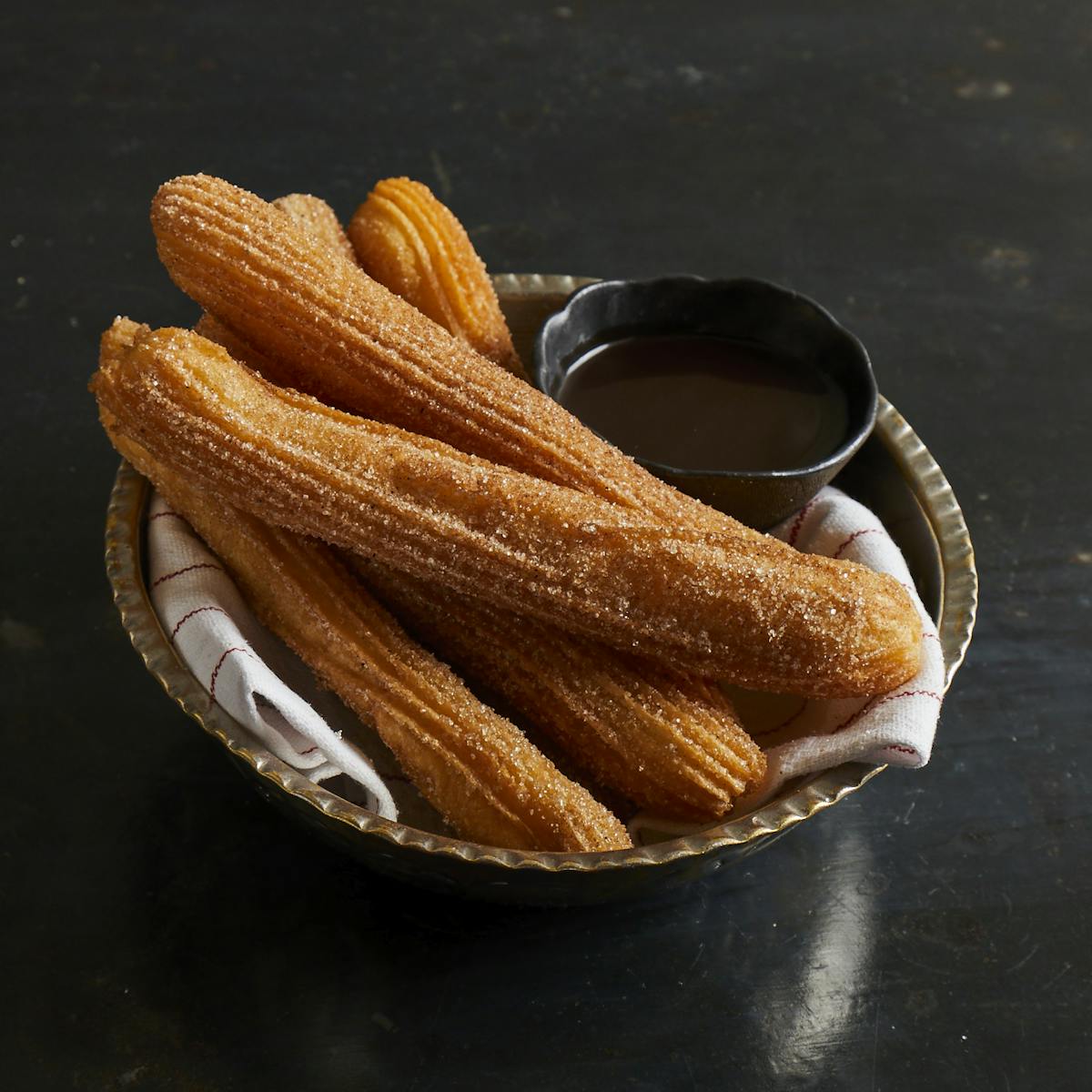 a close up of food on a table
