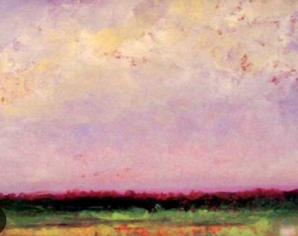 a close up of a green field