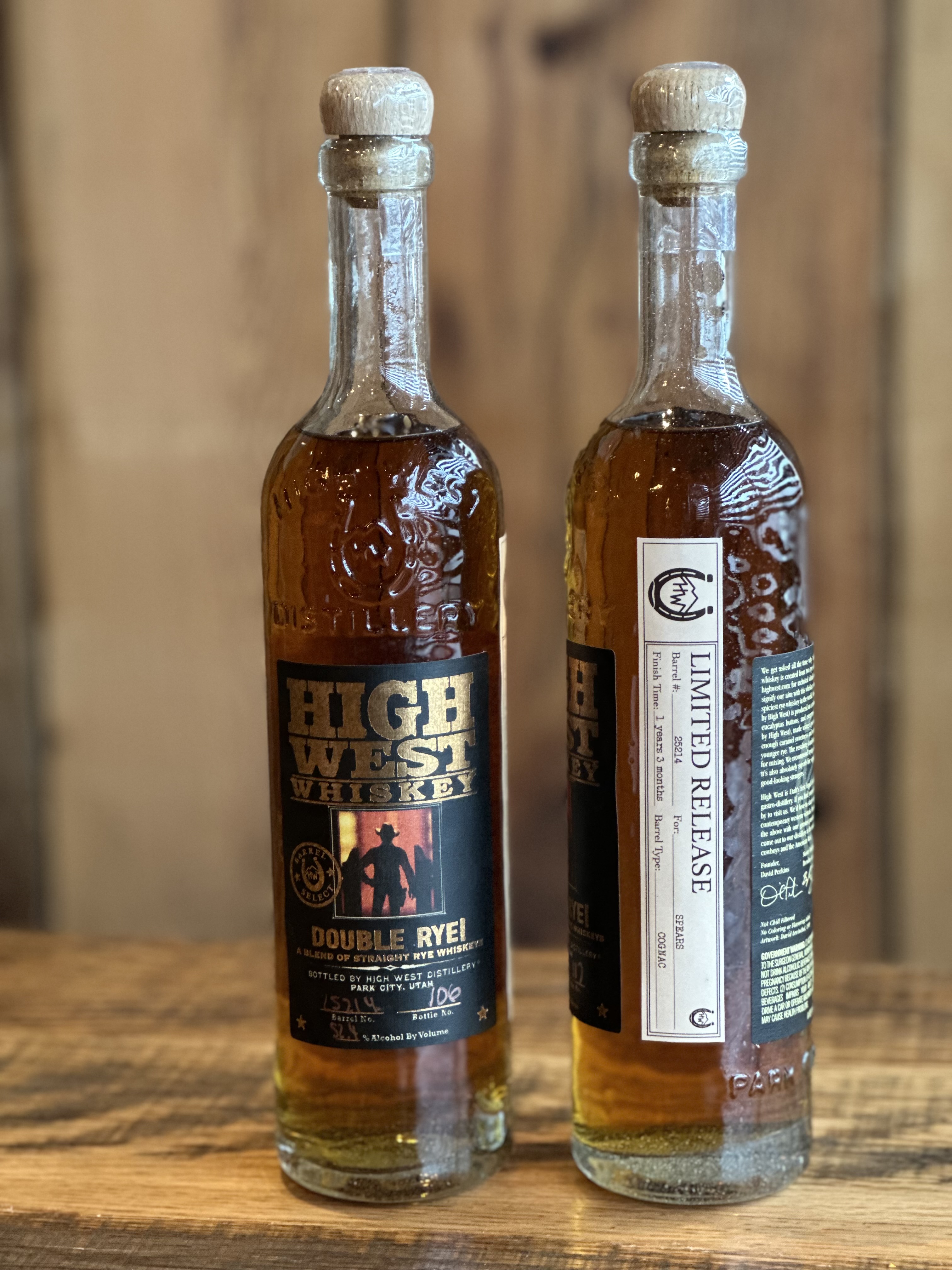 Spears High West Double Rye Cognac Finished Single Barrel