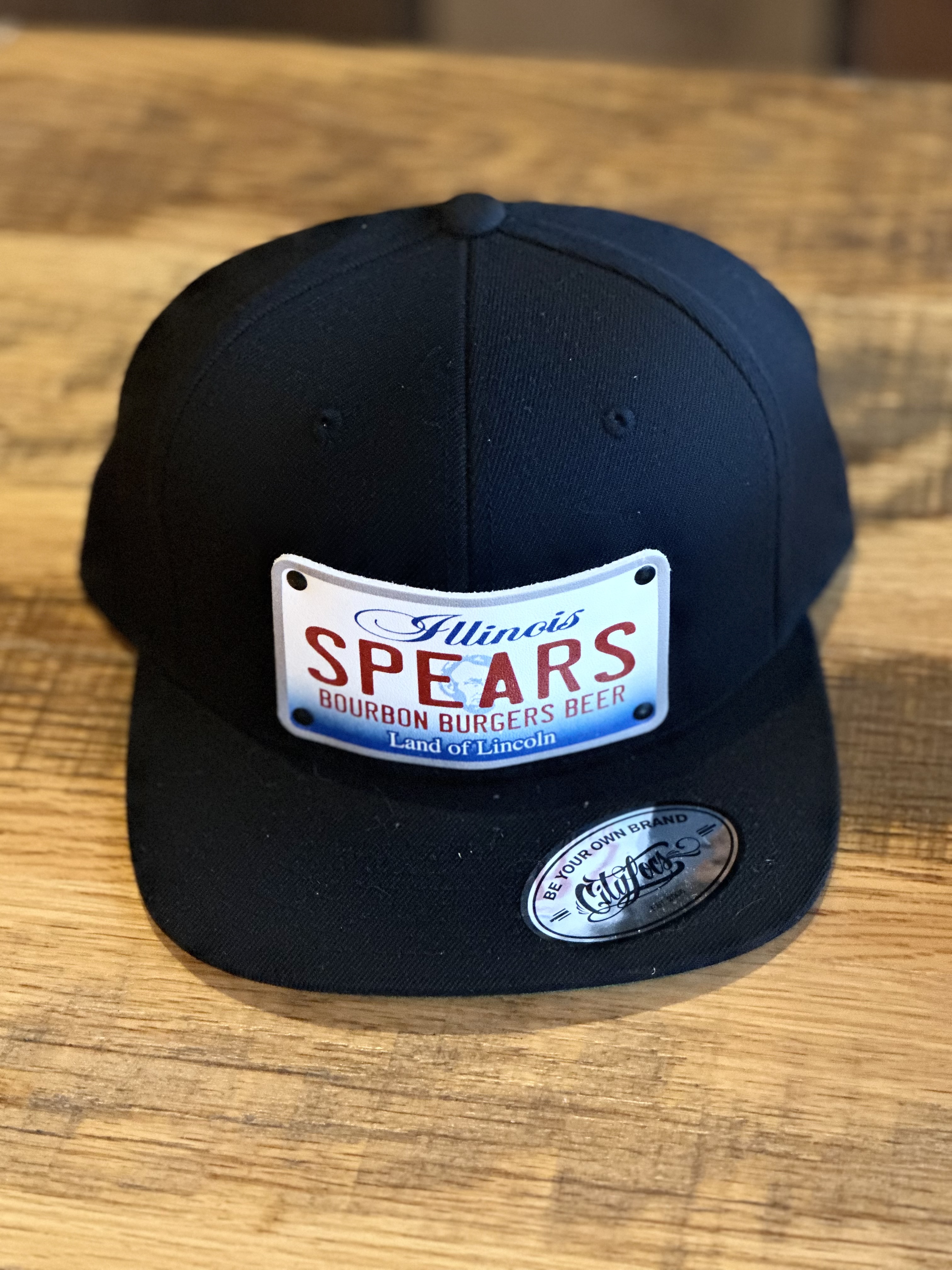 Spears License Plate Snapback Hat (BlackOSFM)