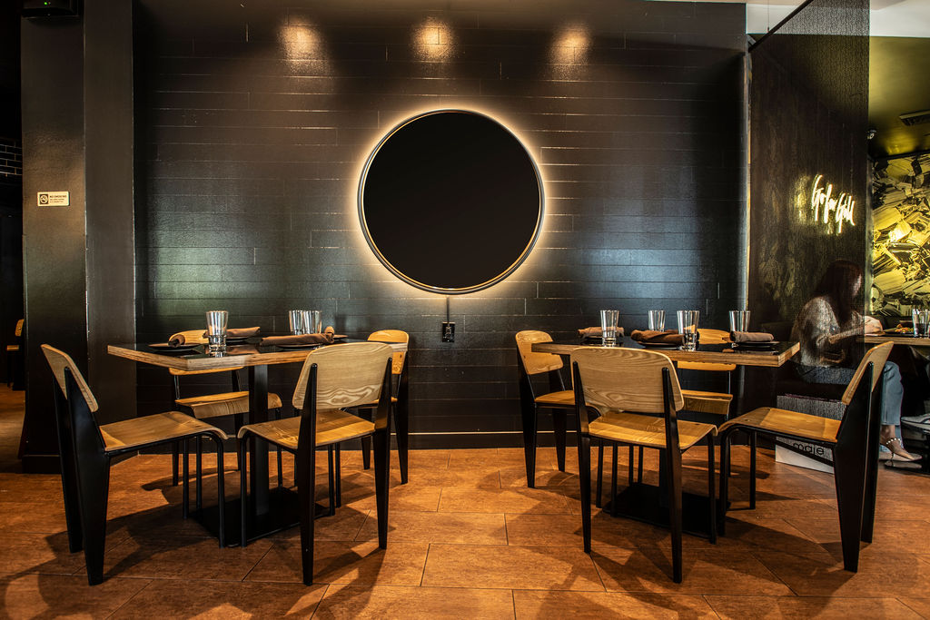 a dining room table