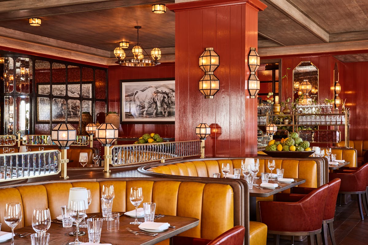 a dining room table