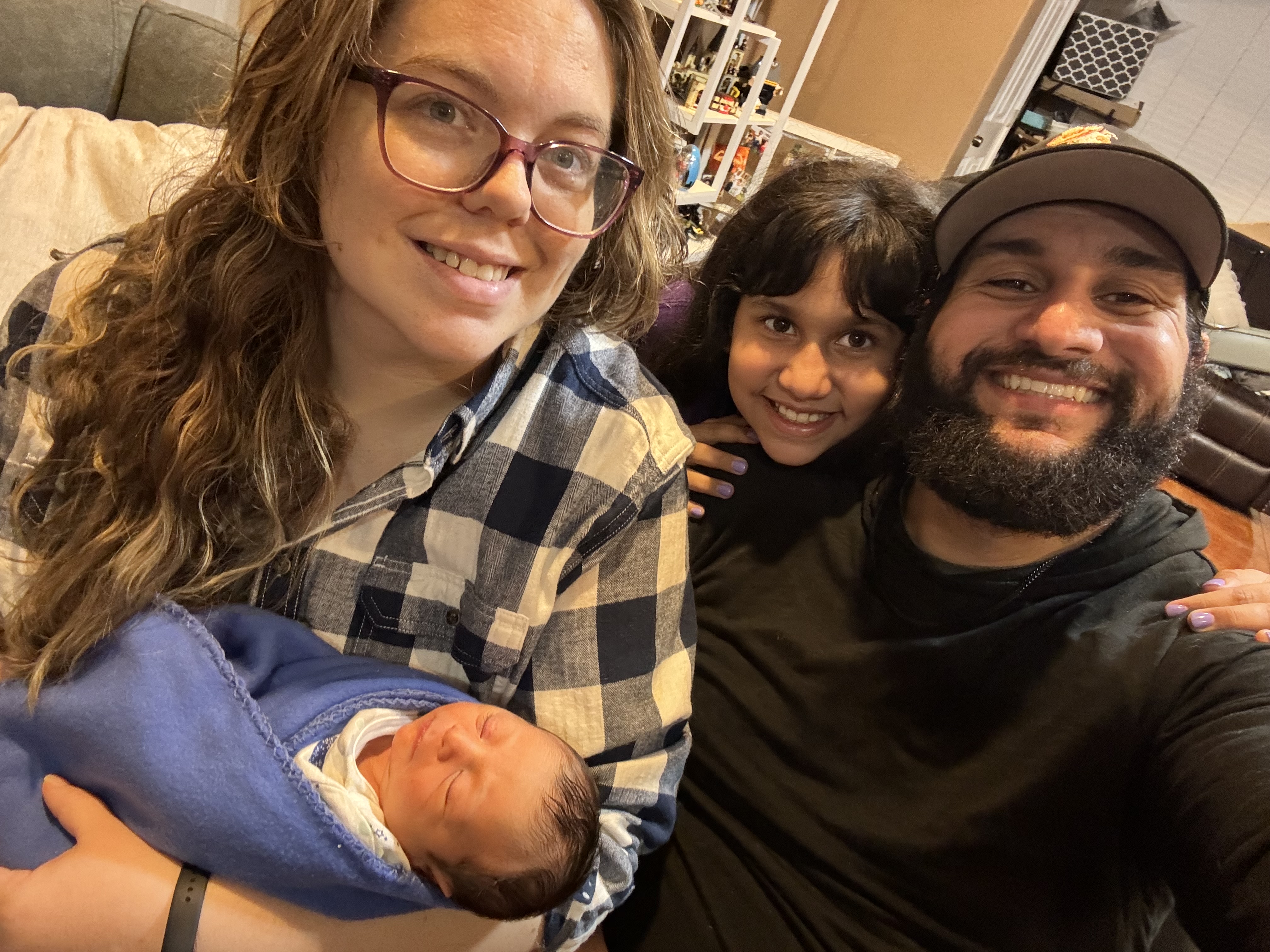 a group of people posing for the camera