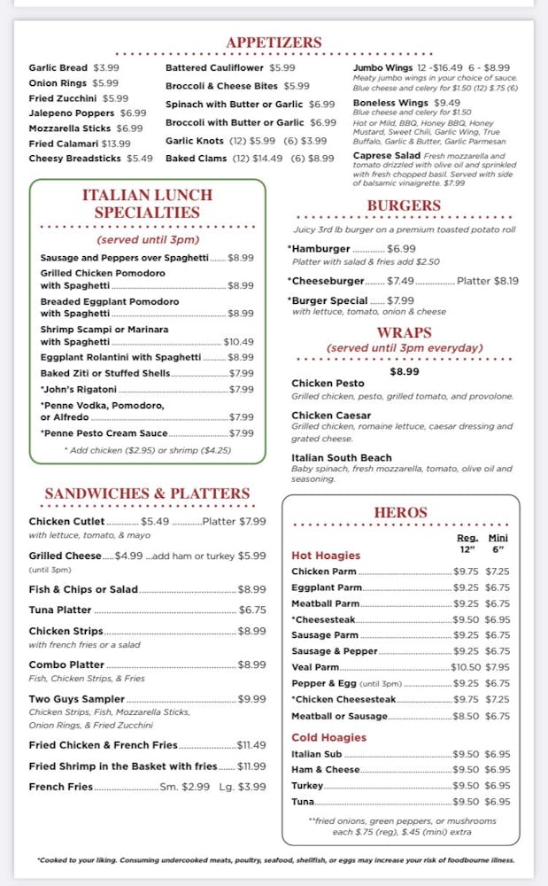 Two Guys From Italy Pizzeria