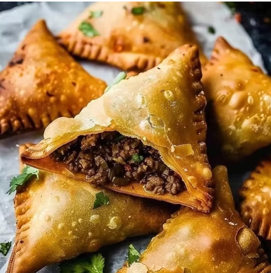 a close up of food
