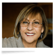 a woman smiling for the camera