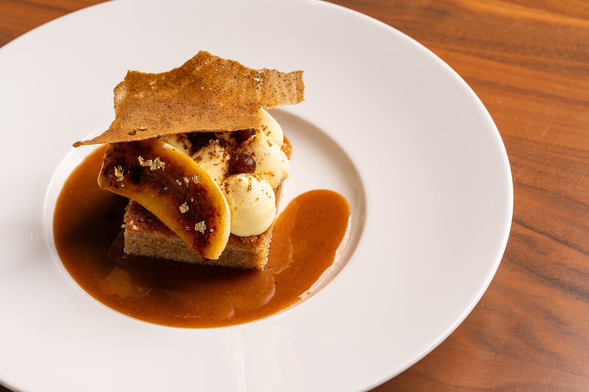food on a table