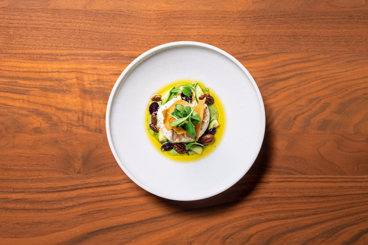 food on a table