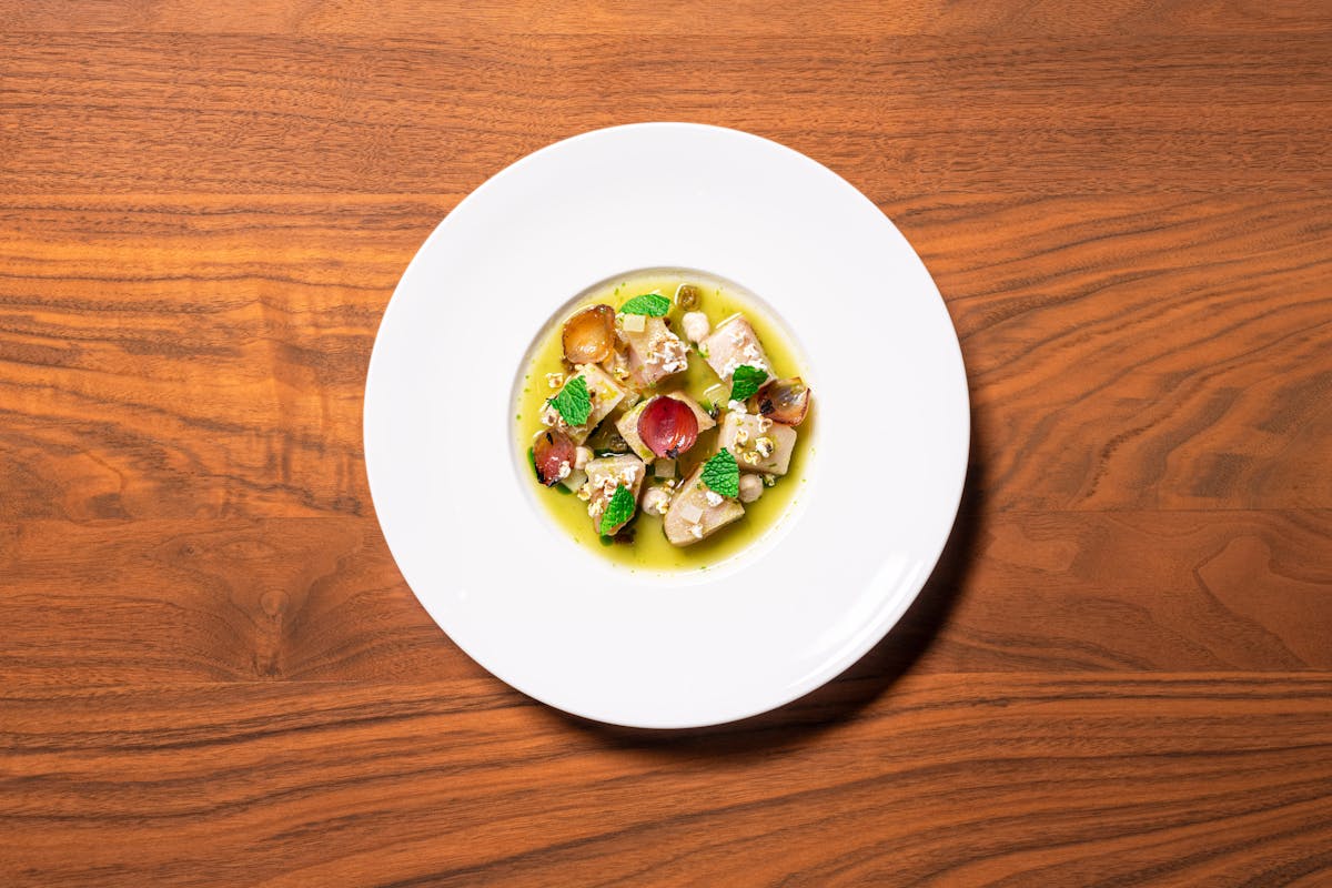 food on a table