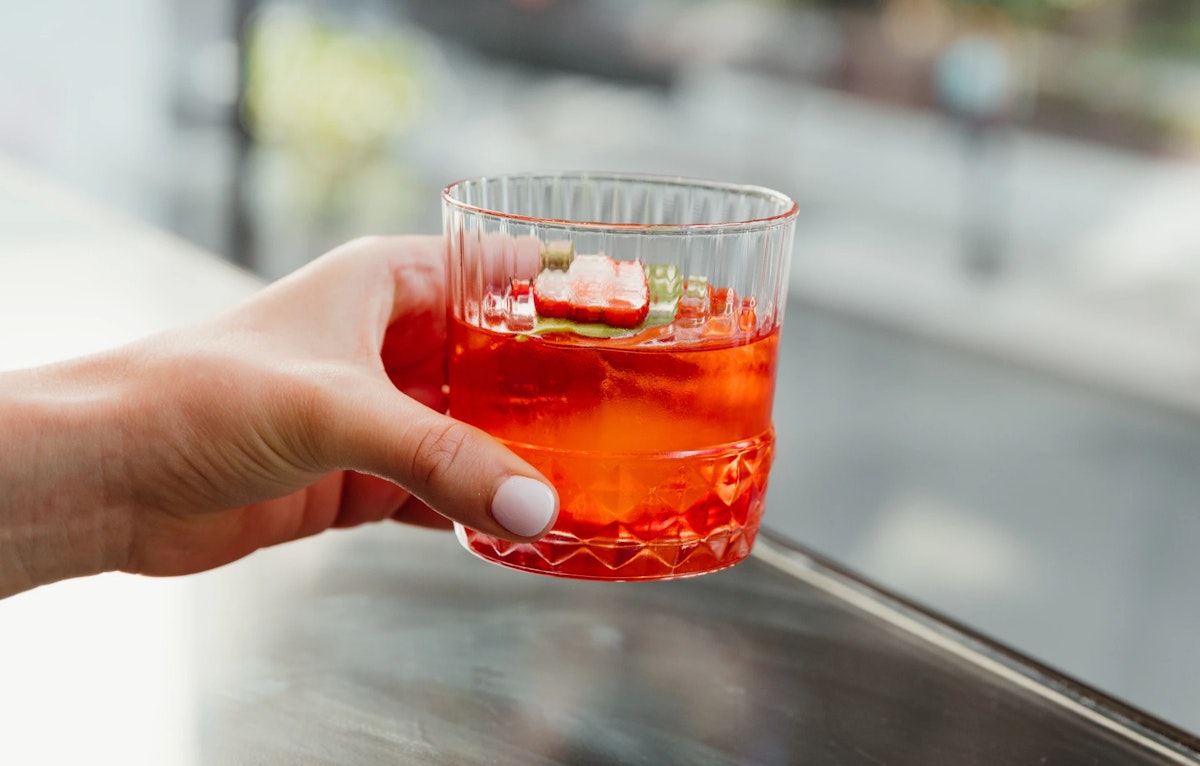 Negroni cocktail