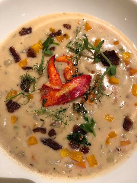 Lobster Chowder Backstreet Cafe