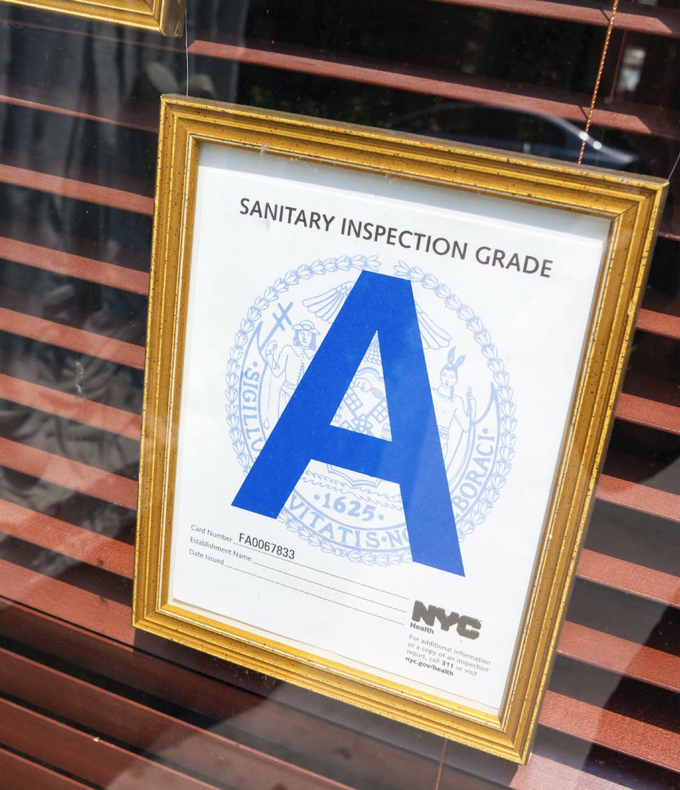 A Letter grade