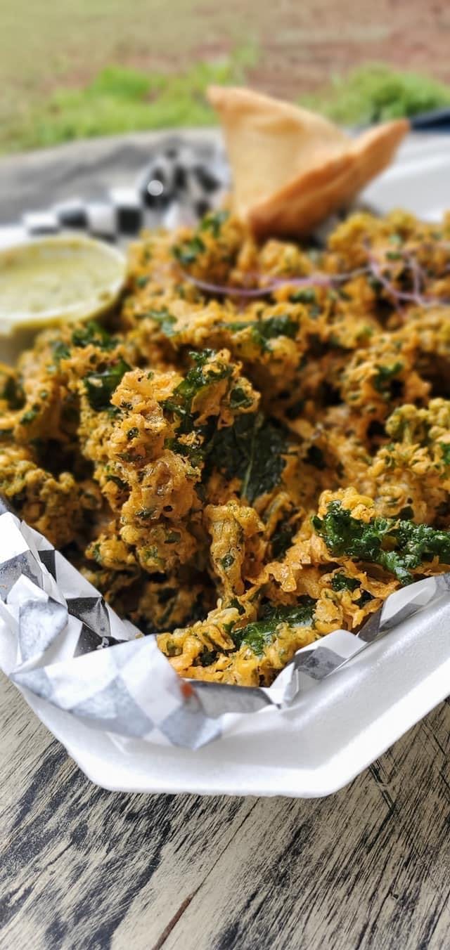 a close up of food on a table