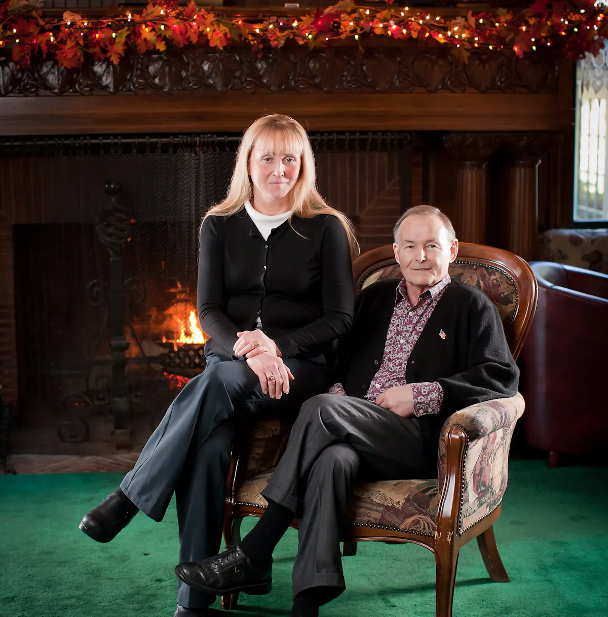 photo of Peter and Laurel Rattay, the owners of the Wild Rose Restaurant