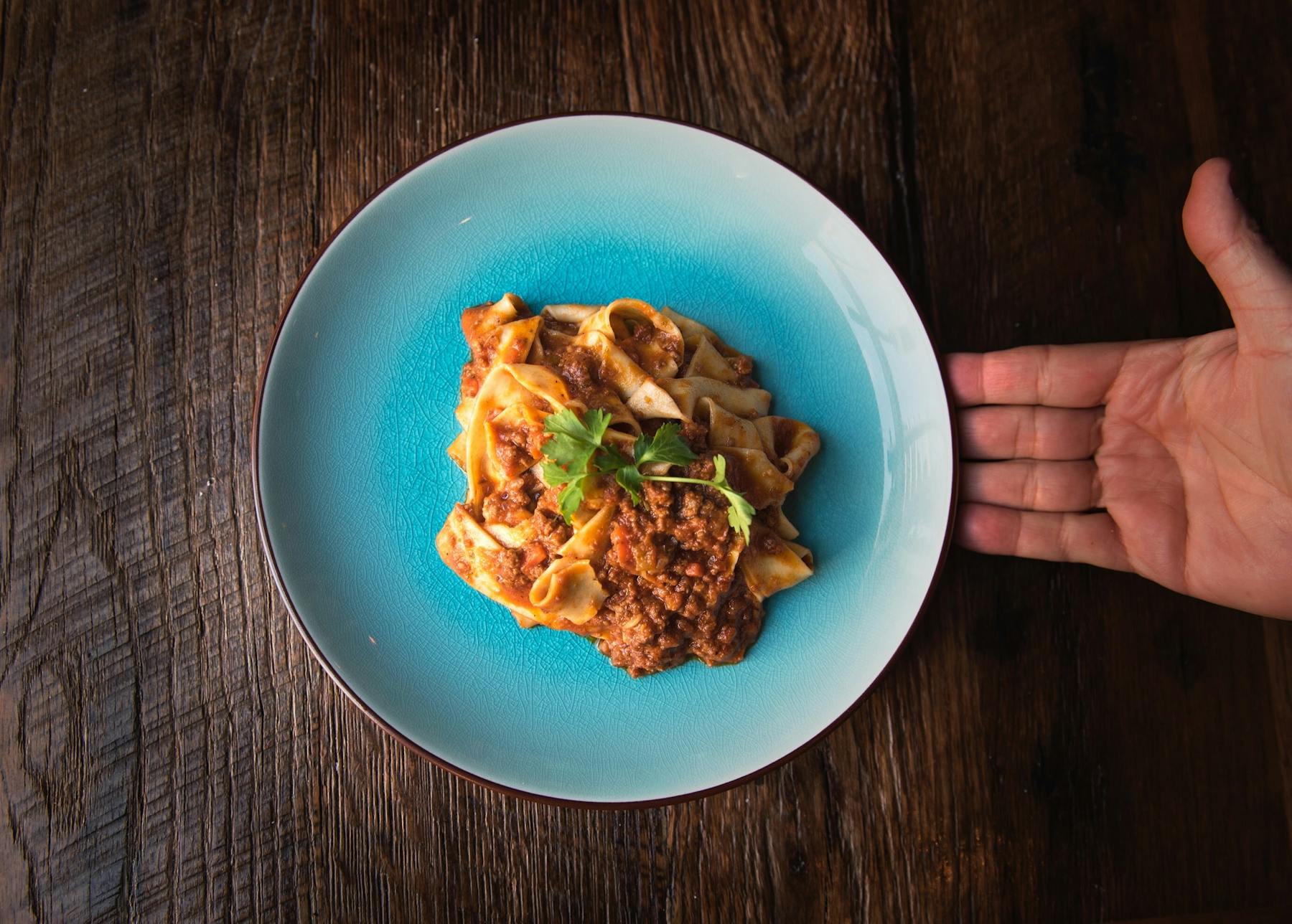 handmade pasta dish at Enzo ristorante italiano