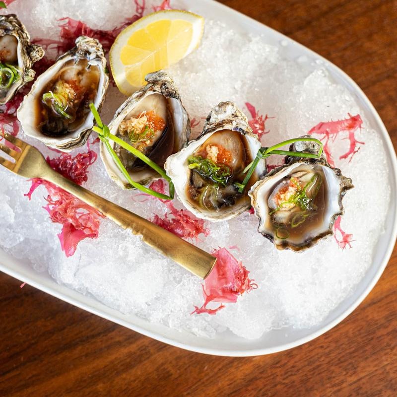 a plate of food on a table