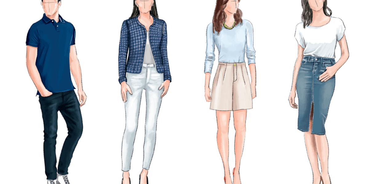 Clean casual dress code best sale