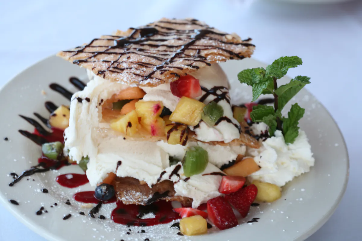 a plate of food