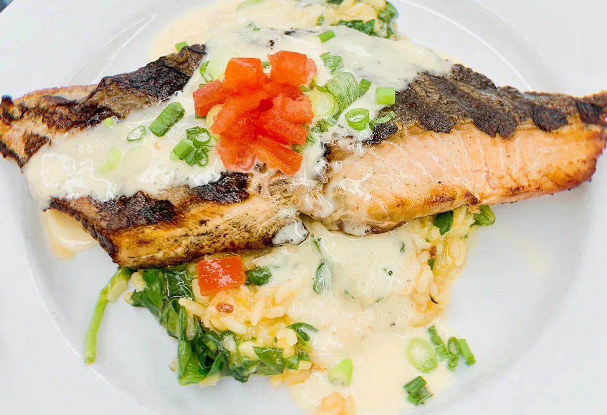 a piece of food on a plate