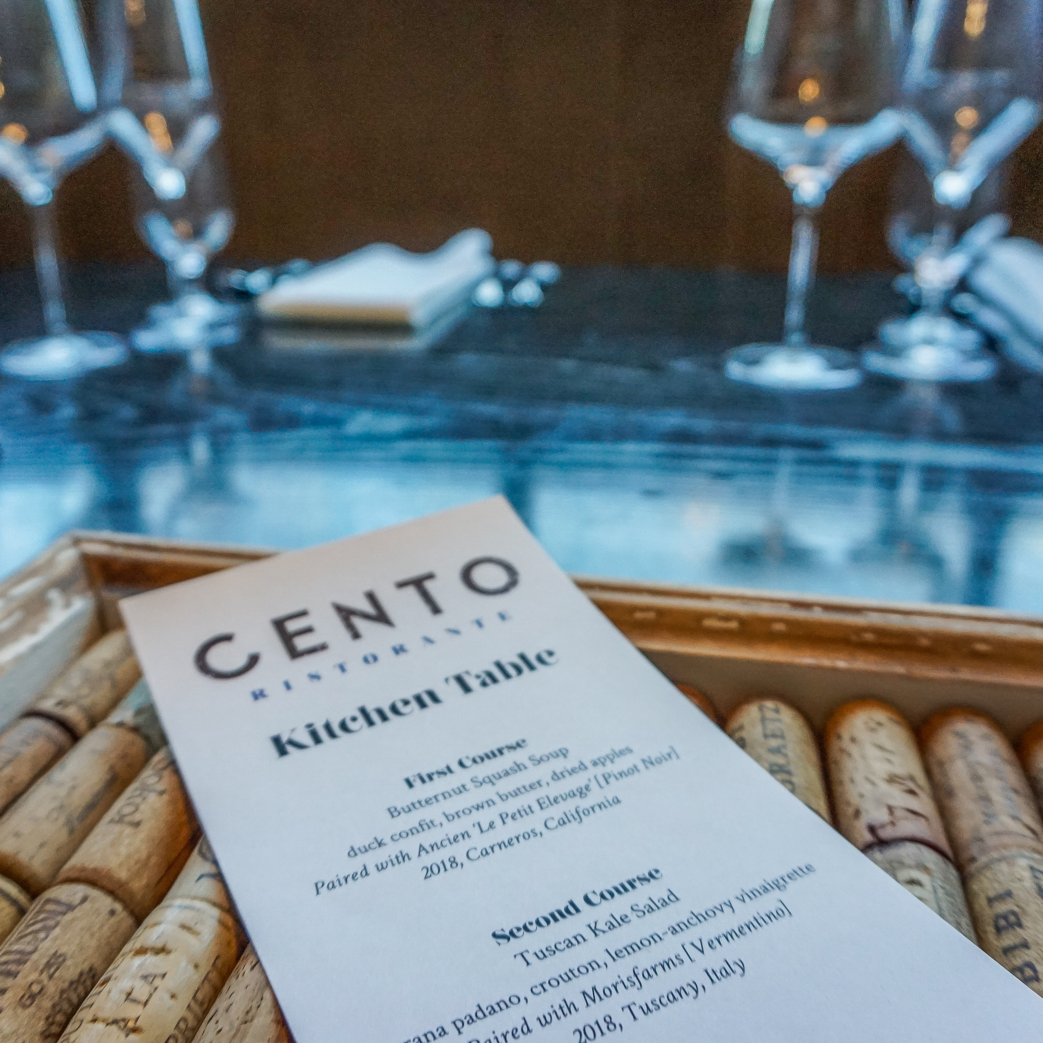 Cento Kitchen Table in downtown Madison, next to the Overture Center
