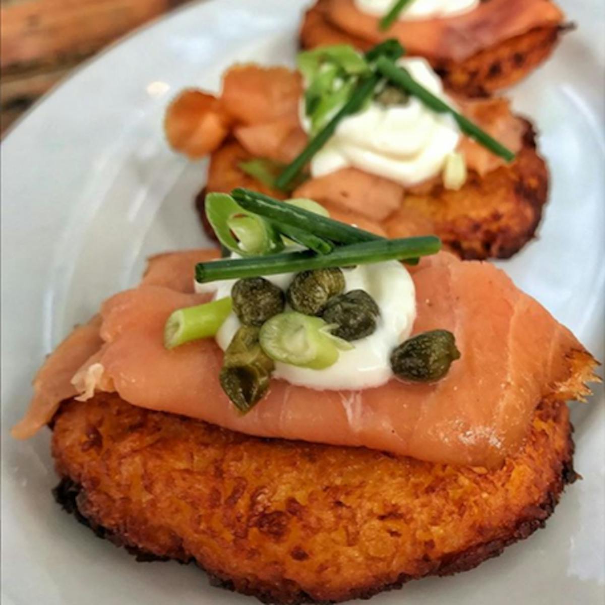 a close up of a plate of food