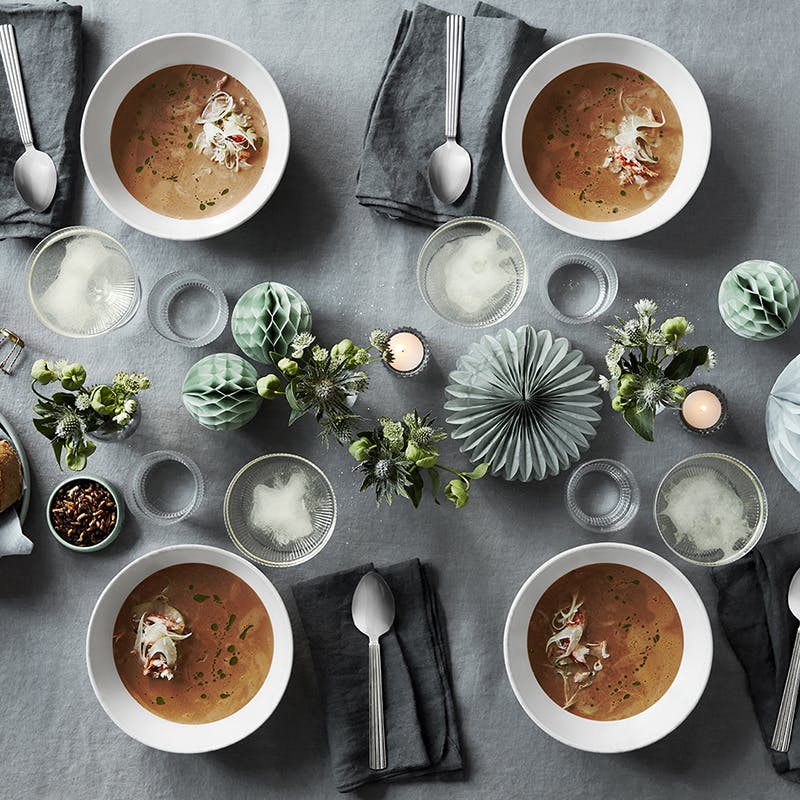 a bunch of food sitting on a table