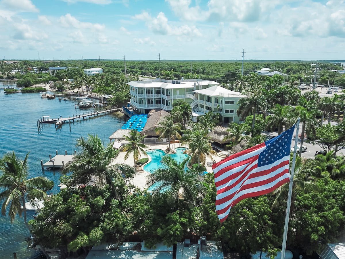 a resort near the water