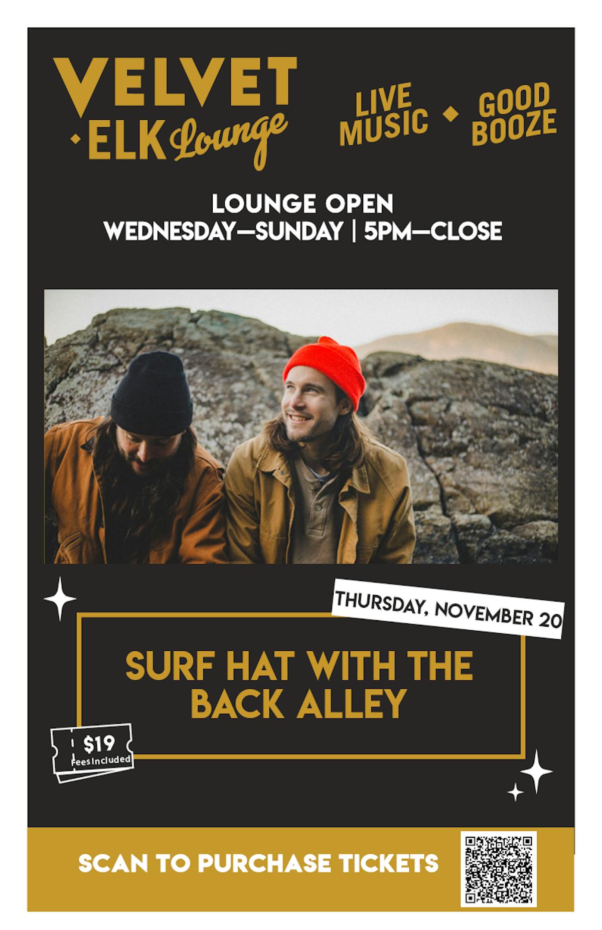 Surf Hat with the back alley