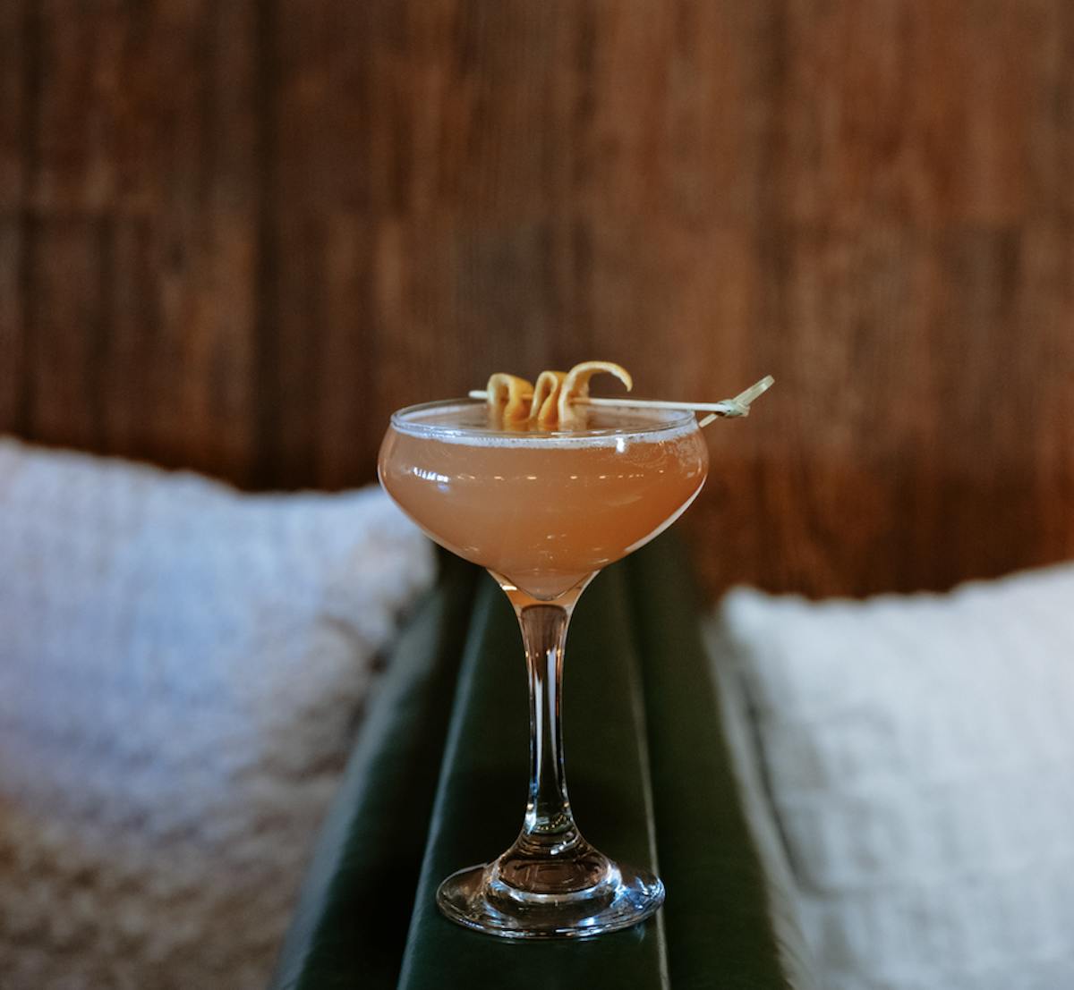 Cocktail in tall glass