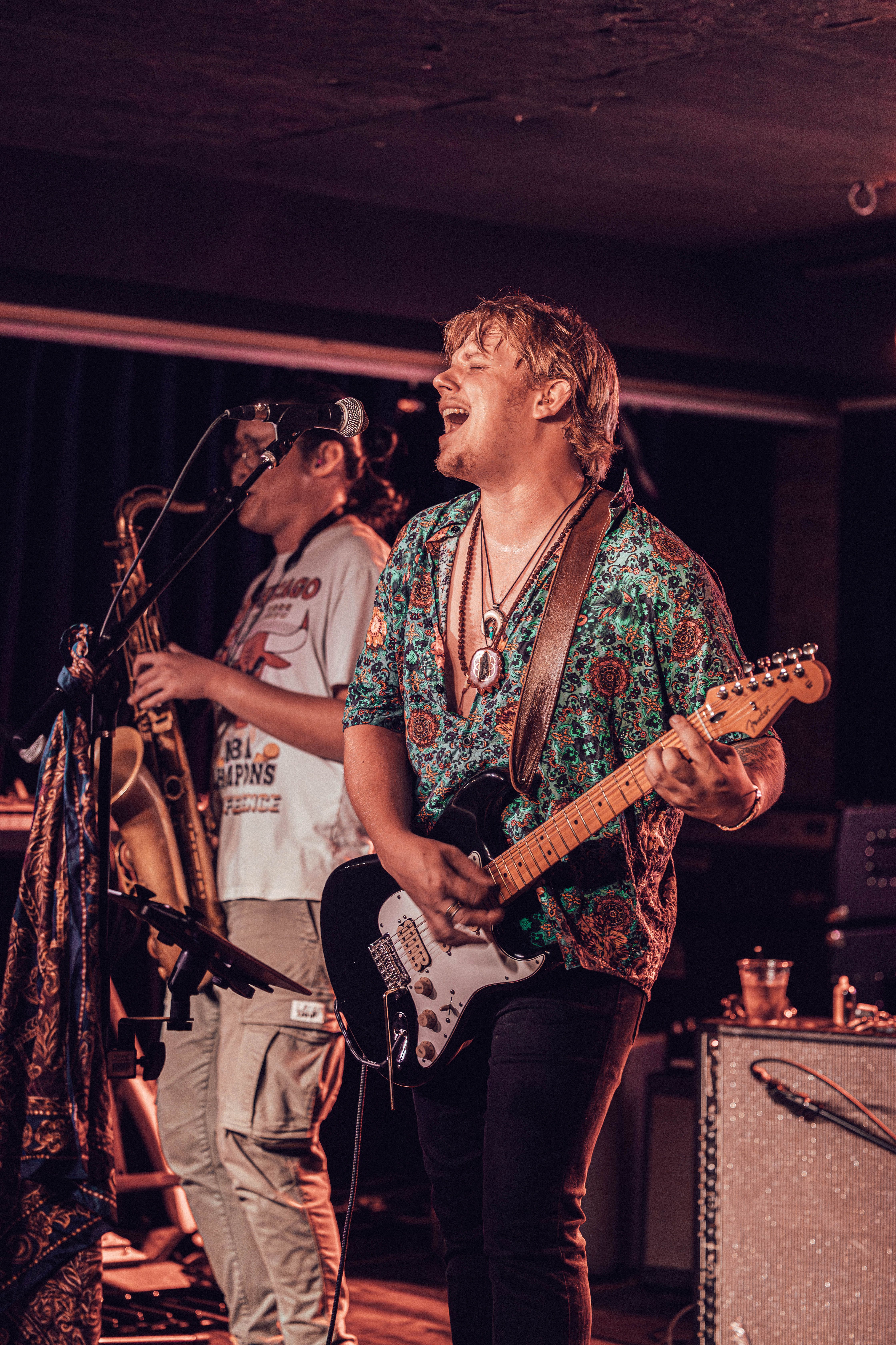 a group of men playing instruments