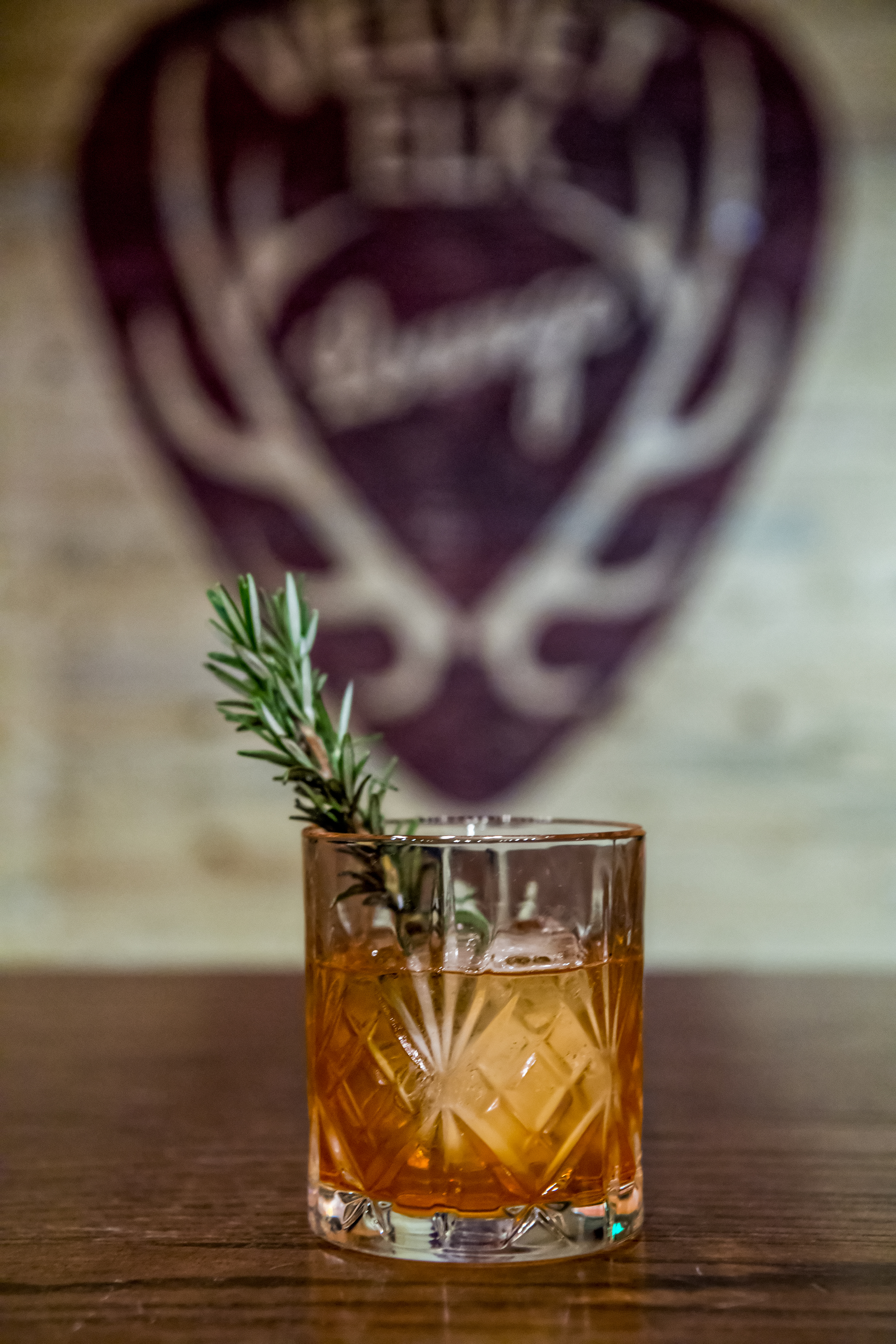 Smoked old fashioned