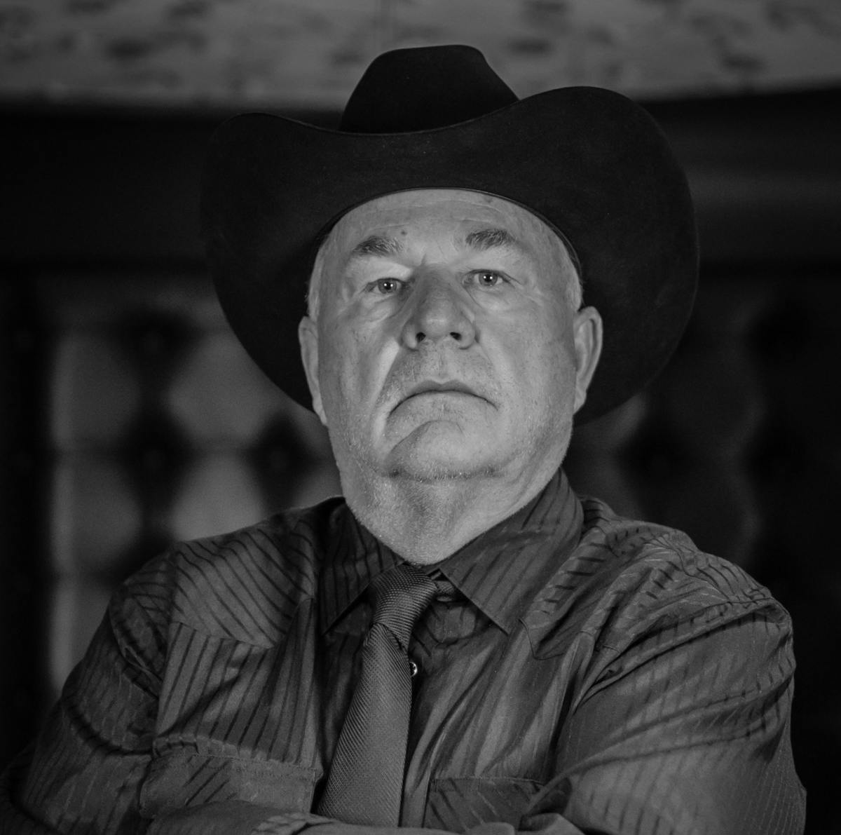a man wearing a hat