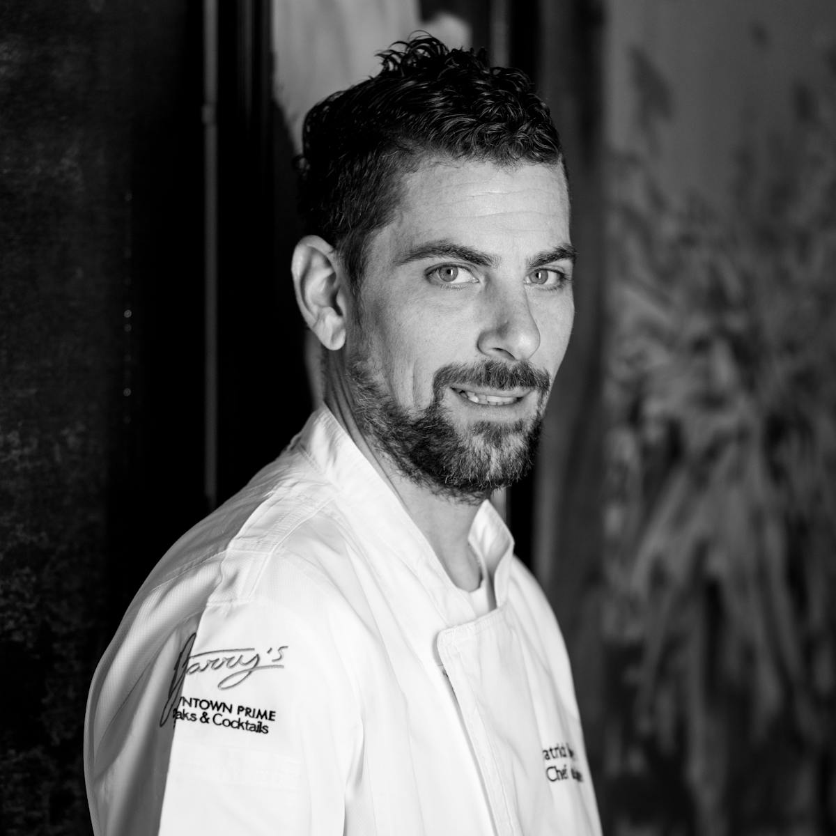 a man looking at the camera