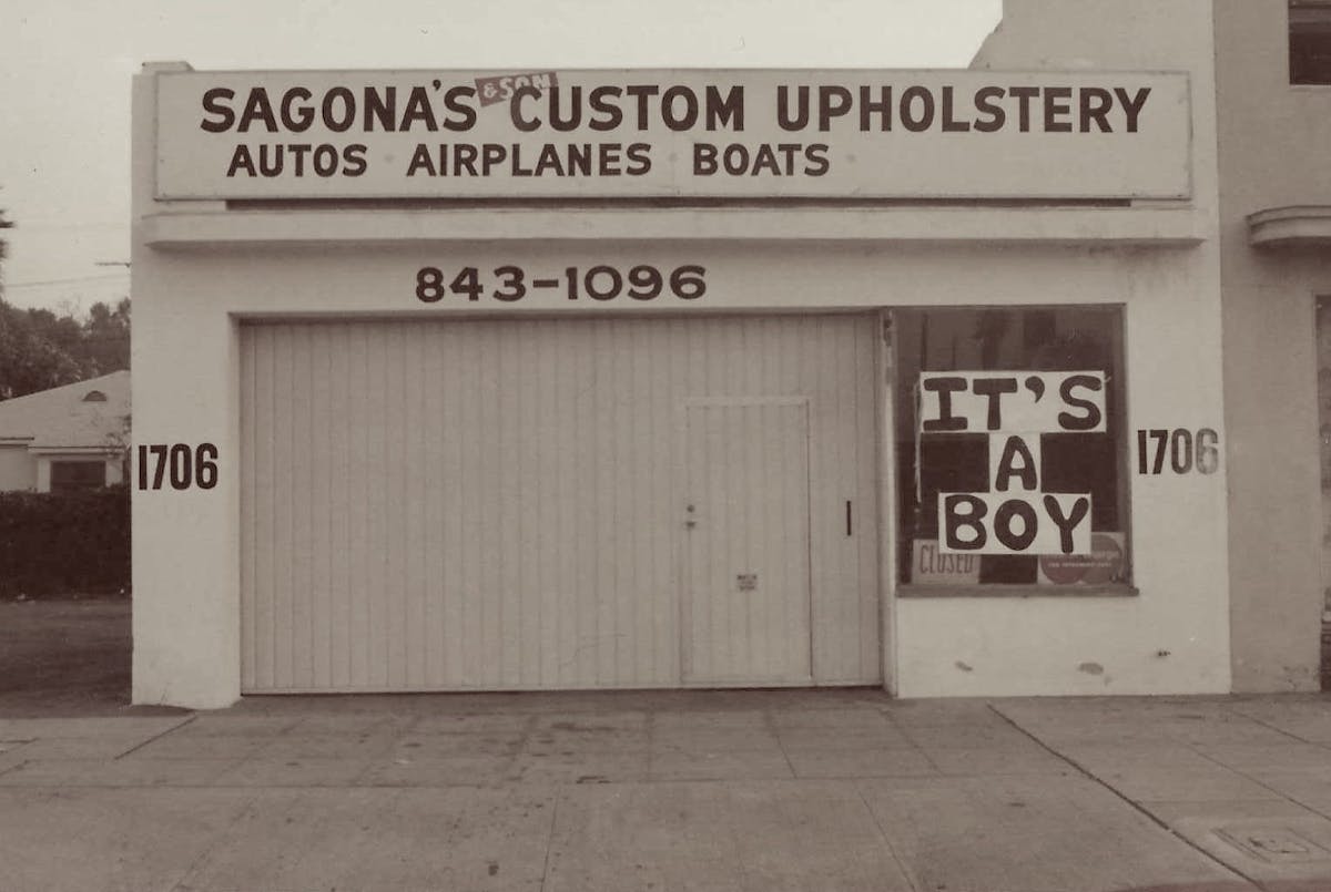 a sign on the side of a building