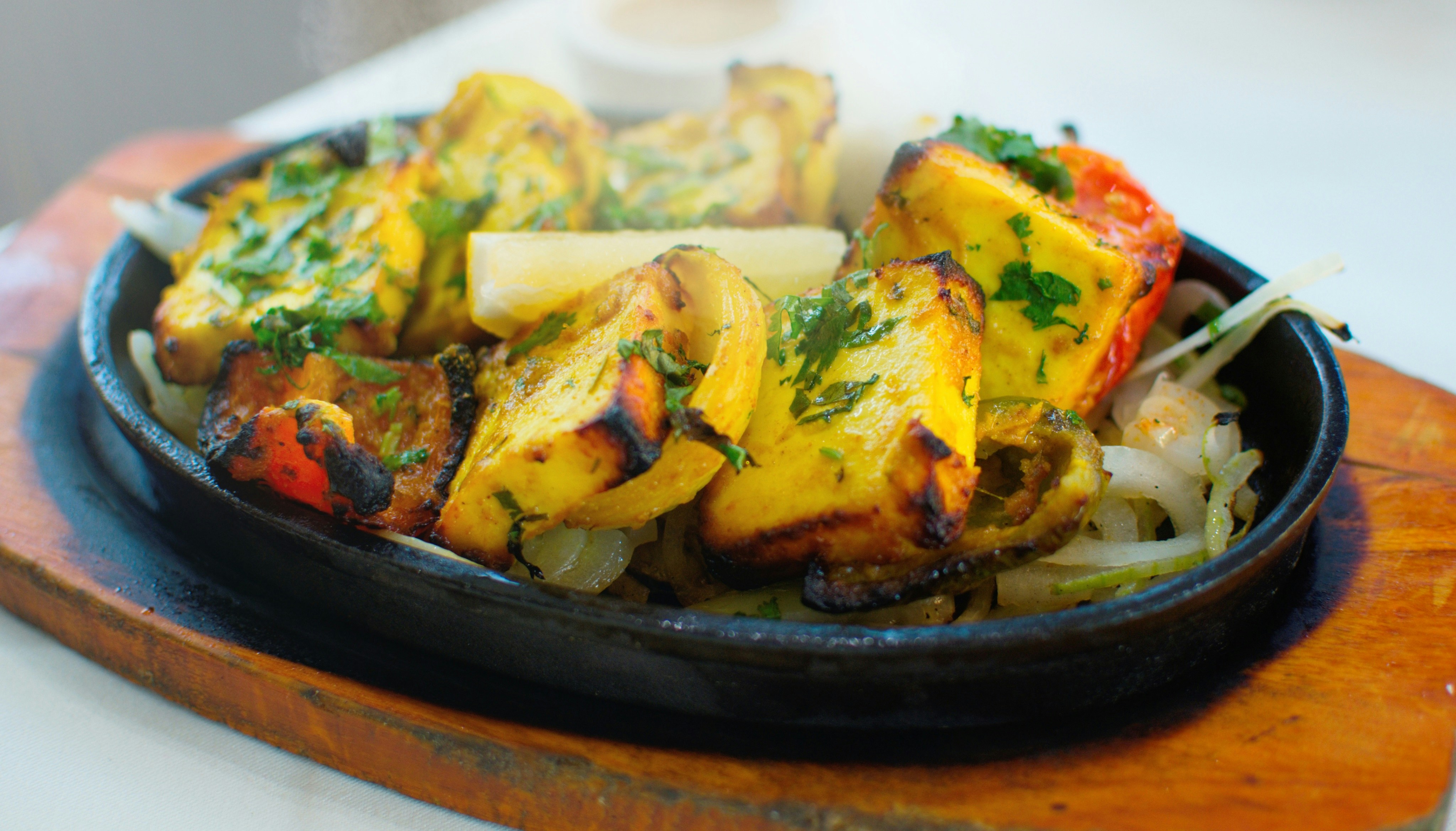 a plate of food