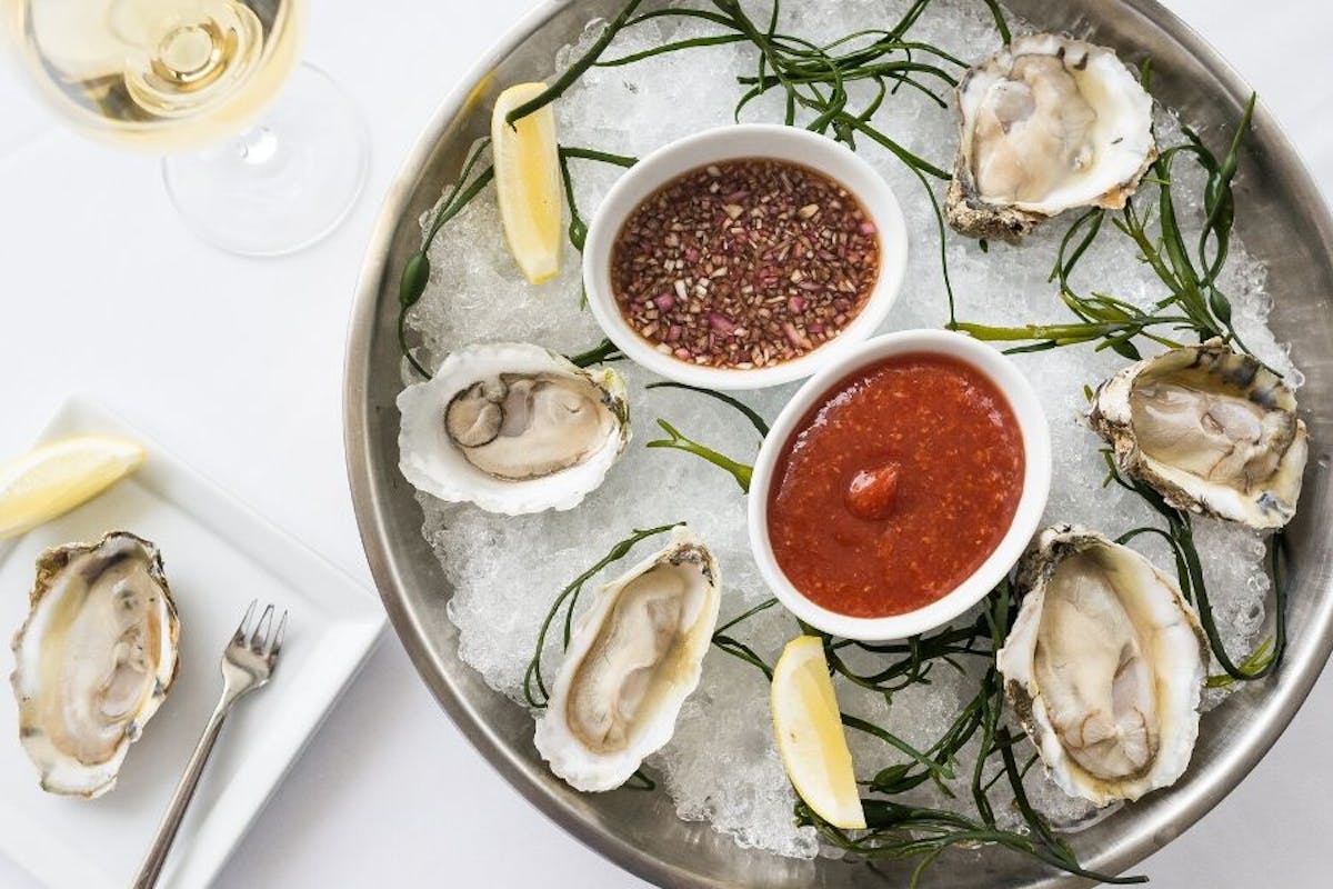 a plate of food on a table