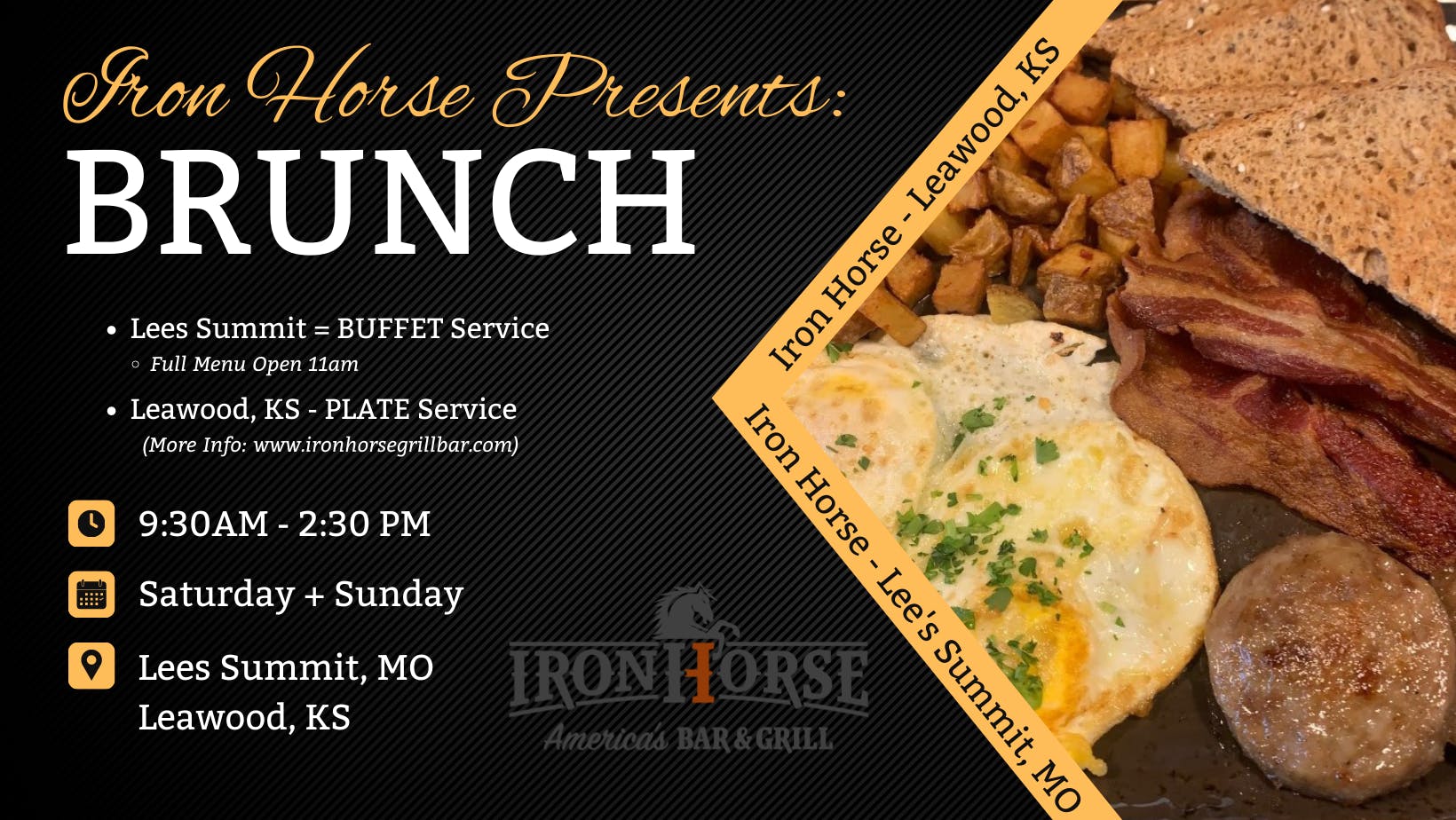 Iron Horse Bar & Grill - American Style Dining - Lees Summit MO & Leawood KS