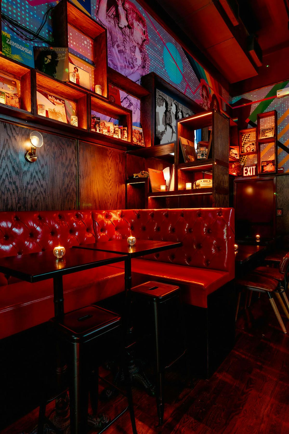 red banquette
