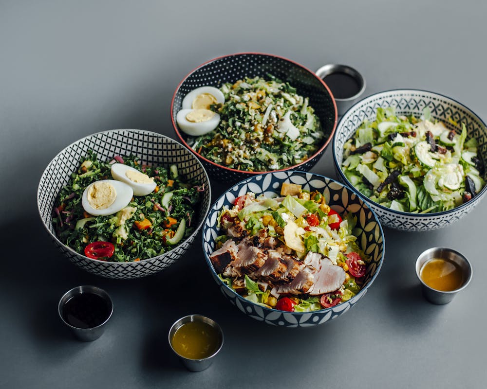 a bowl of food on a table