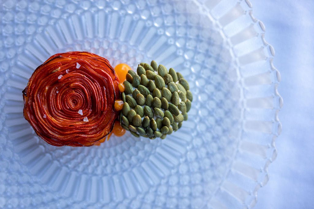 food on a plate