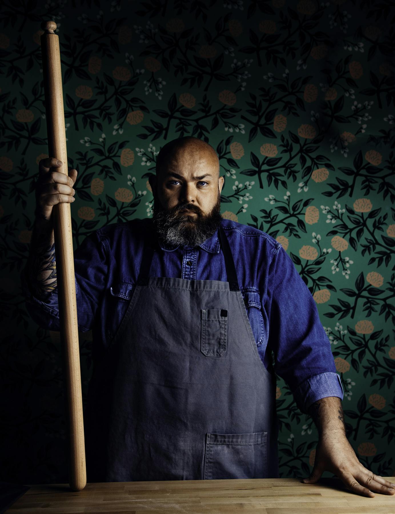 Rod Beck holding a baseball bat