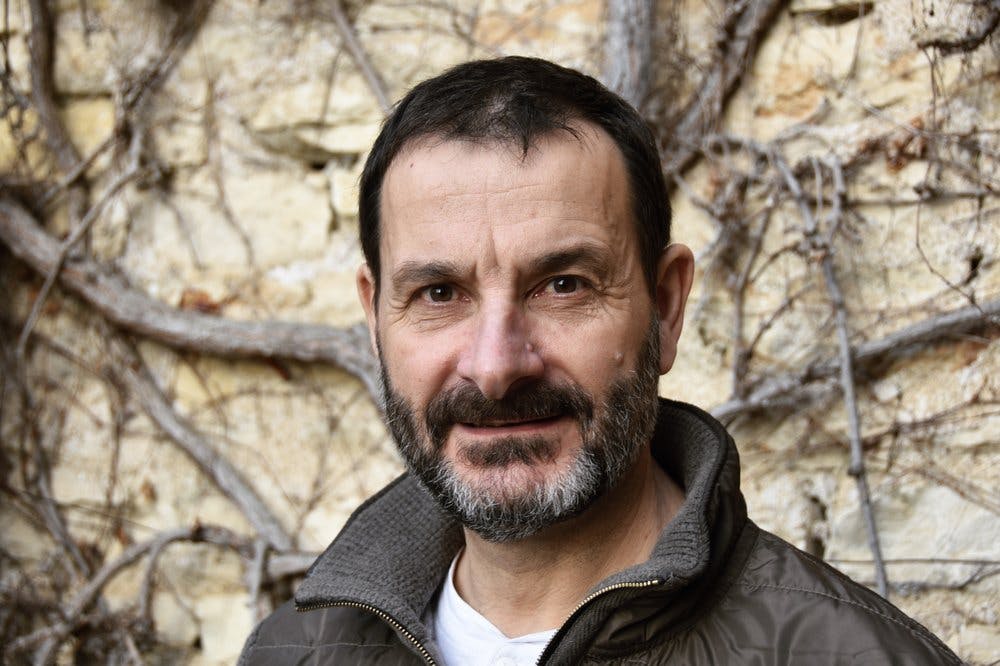 a man posing for the camera