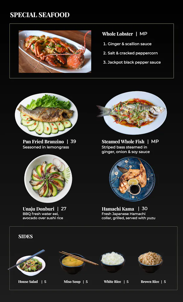 a close up of many plates of food
