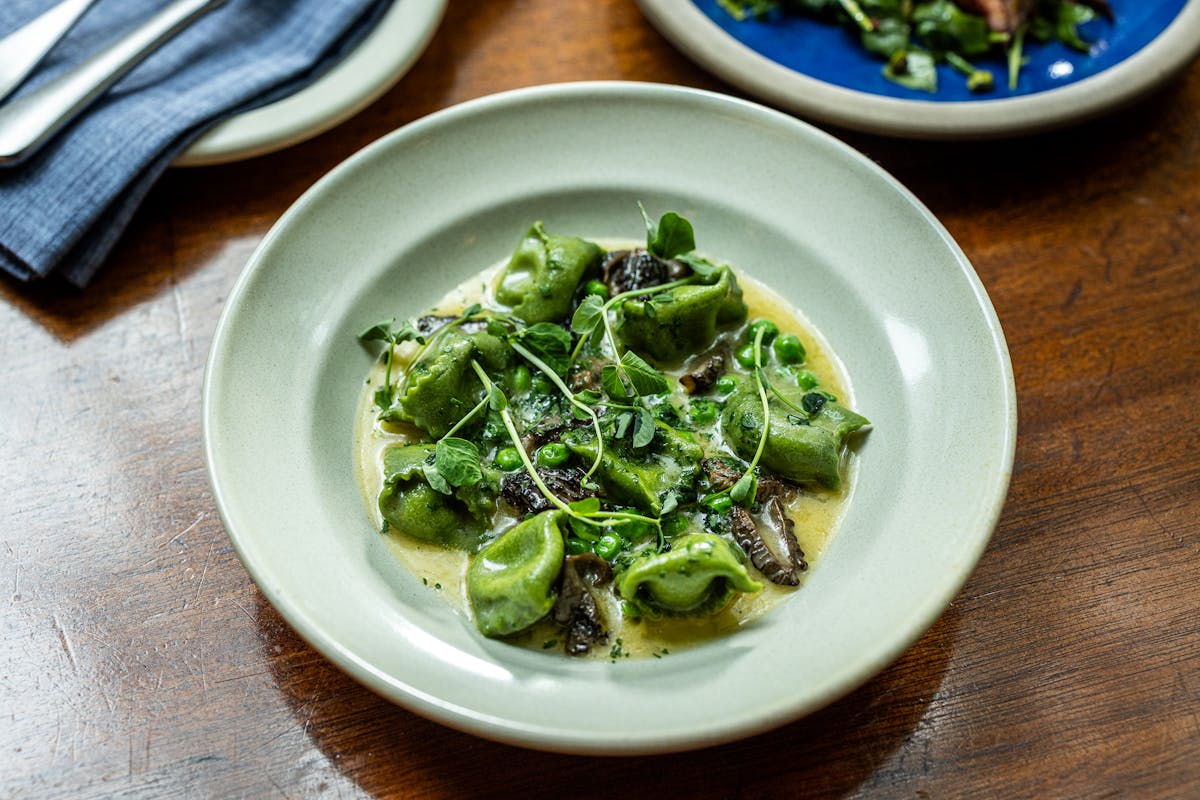 a bowl of food on a plate
