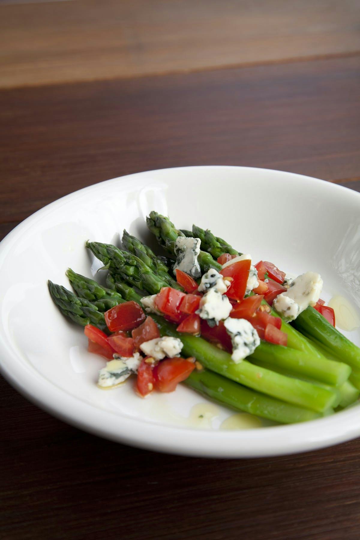 a plate of food with broccoli