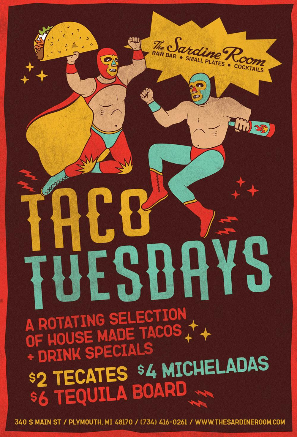 Taco Tuesdays The Sardine Room Seafood Restaurant In Plymouth Mi